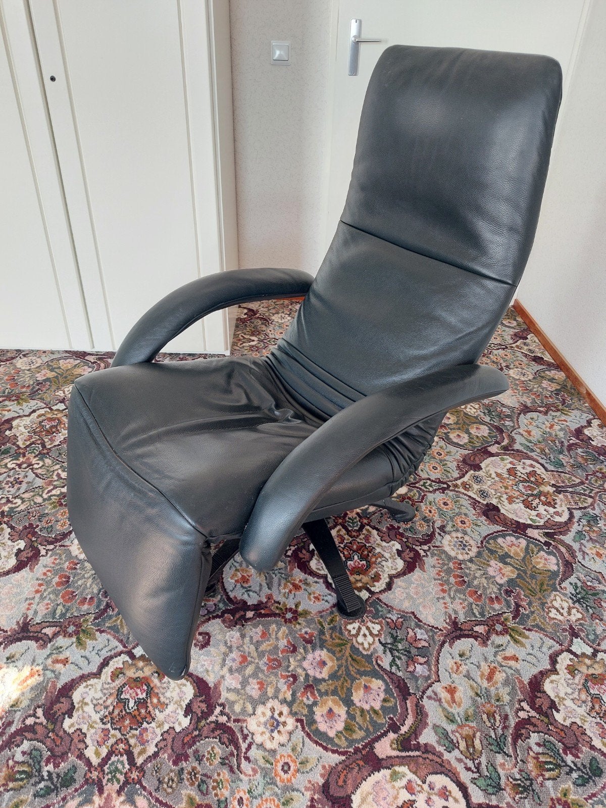 Jori relaxfauteuil, Ophalen, Gebruikt, Minder dan 75 cm, Leer