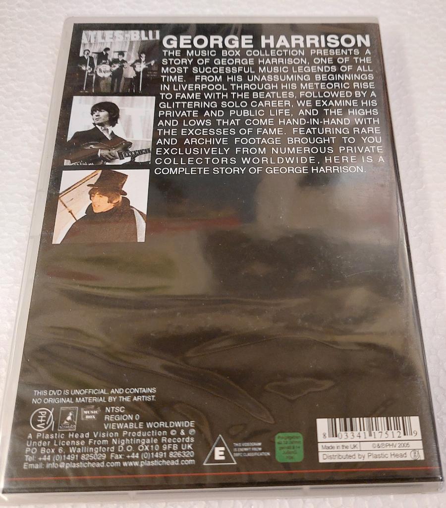 George Harrison DVD The Beatles Music Box NIEUW GESEALED, Alle leeftijden, Verzenden, Nieuw in verpakking, Documentaire