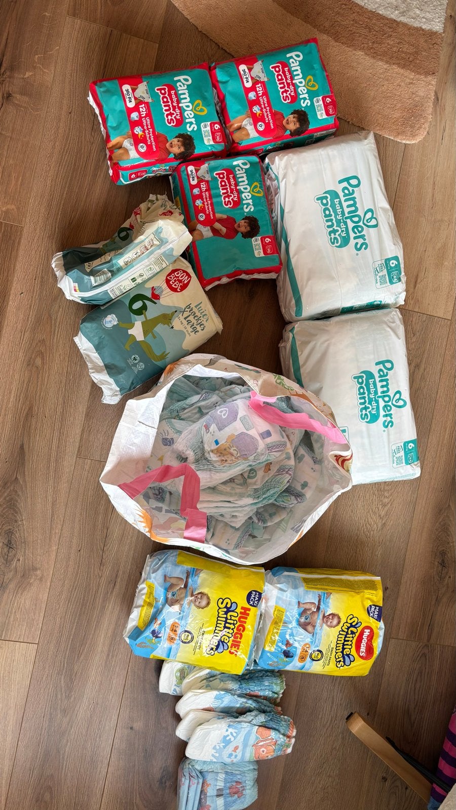 Pampers baby dry pants 6 nieuw in pak (ca 150) zwempampers, Kinderen en Baby's, Ophalen, Nieuw