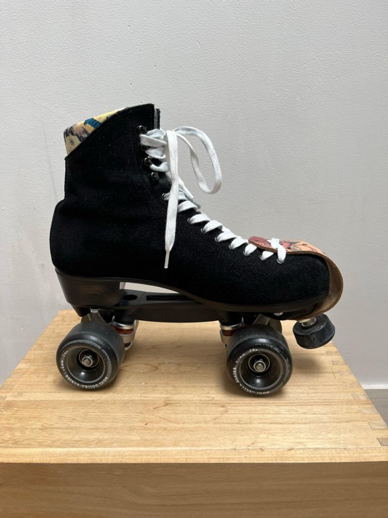 Moxi Lolly Classic Zwarte Rollerskates - Outdoor Wielen, Heren, Overige typen, Ophalen, Overige merken