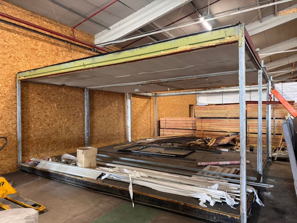 Container frames 600 x 250 cm breed 3 stuks, Tuin en Terras, Overkappingen, Ophalen, Zo goed als nieuw