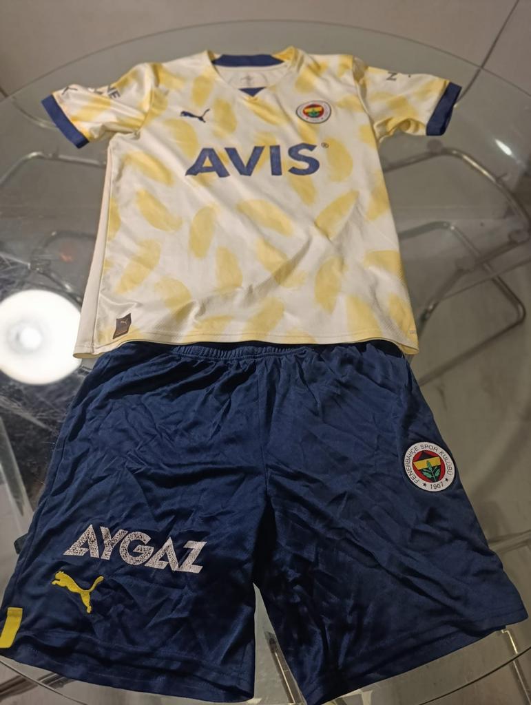 Fenerbahçe Voetbaltenue - Shirt en Broekje vintage, Ophalen of Verzenden