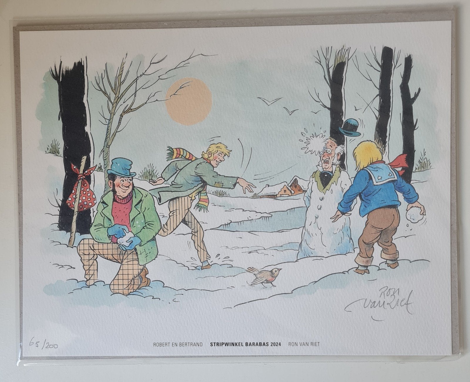 Robert en Bertrand, Verzenden, Print, Prent, Origineel