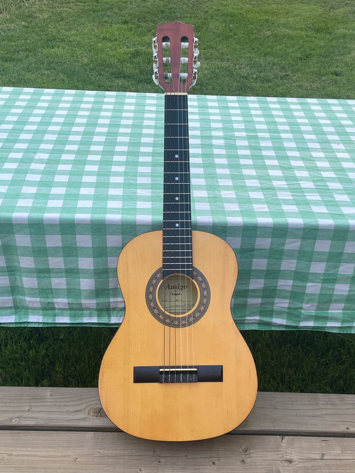 Amigo AM 15 1/2 Maat Klassieke Akoestische Gitaar, Ophalen of Verzenden, Gebruikt, Klassieke of Spaanse gitaar, Met koffer