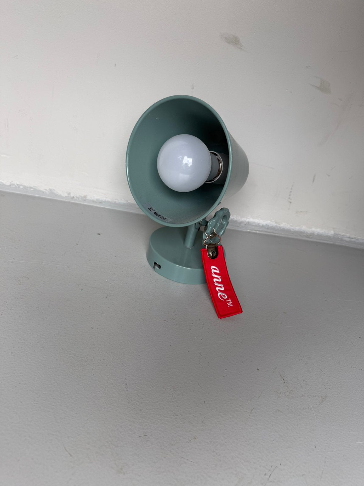 Anne Light Steinhauer Dolphin wandlamp groen – industrieel, Ophalen of Verzenden, Zo goed als nieuw
