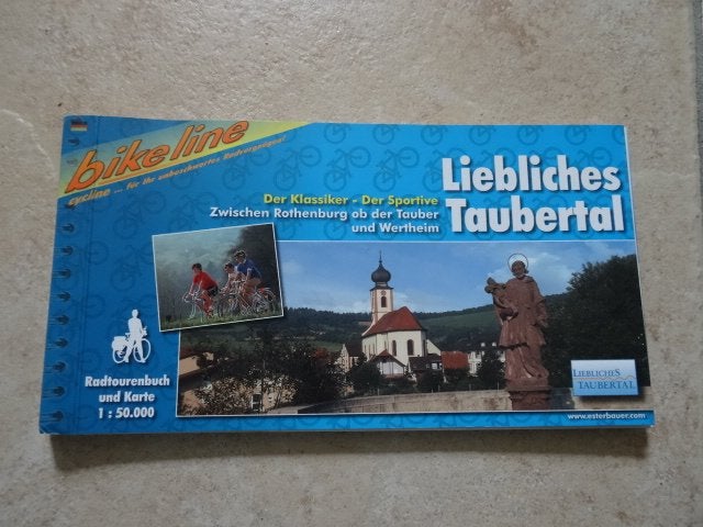 Bikeline Liebliches Taubertal, Overige merken, Fiets- of Wandelgids, Europa, Ophalen of Verzenden