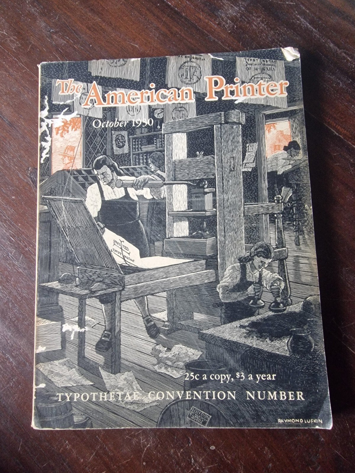 The American Printer - Oktober 1950, Boeken, Ophalen of Verzenden, Gelezen, Overige typen