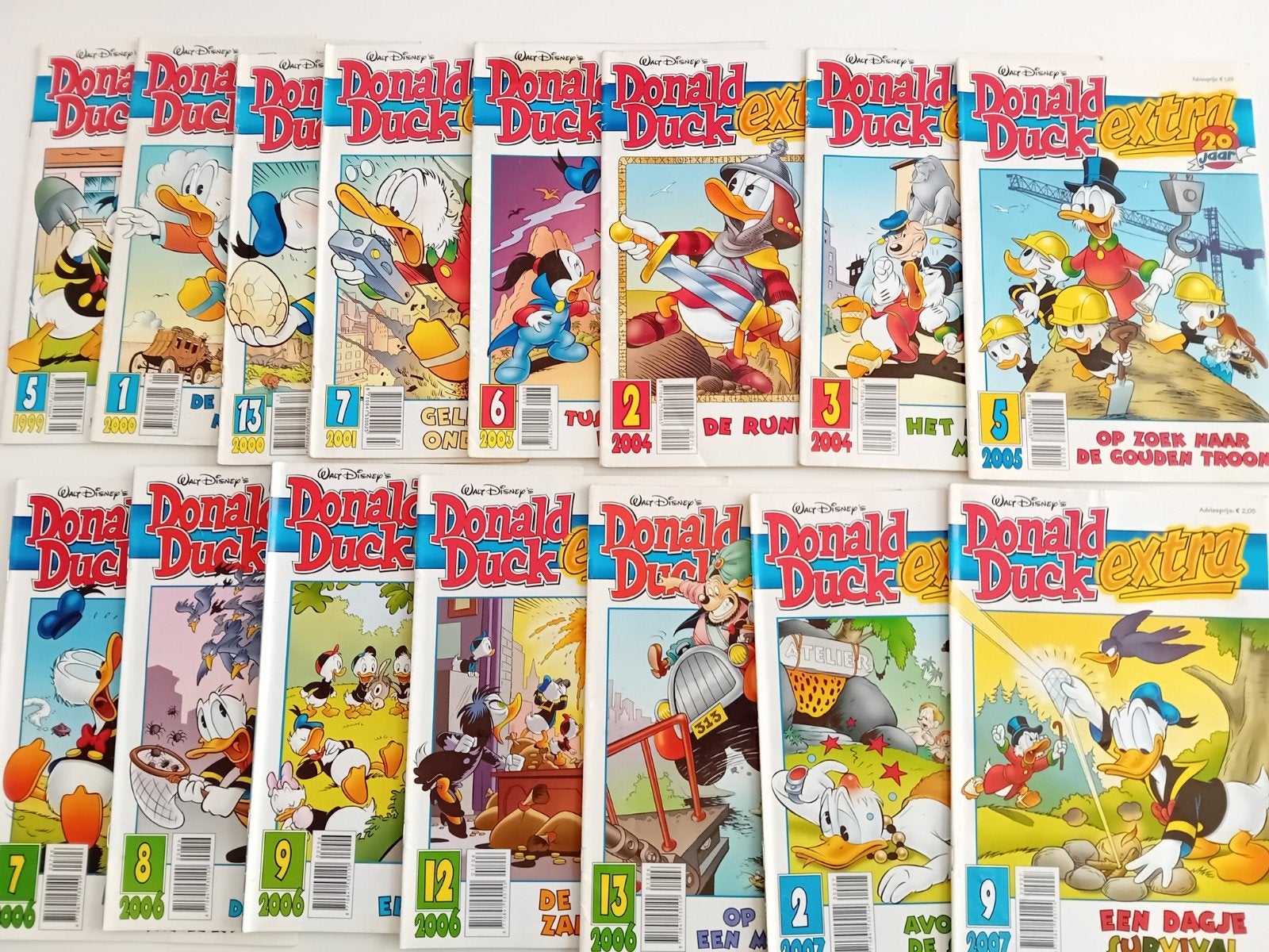 Donald Duck Extra Stripboeken - Diverse Jaren, Boeken, Meerdere stripboeken, Ophalen of Verzenden, Gelezen