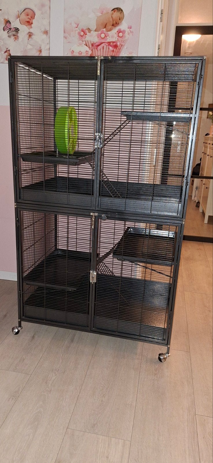 Keddoc rattenkooi 93,5x63x159,5 cm, Dieren en Toebehoren, Ophalen, Kooi, Gebruikt, Hamster