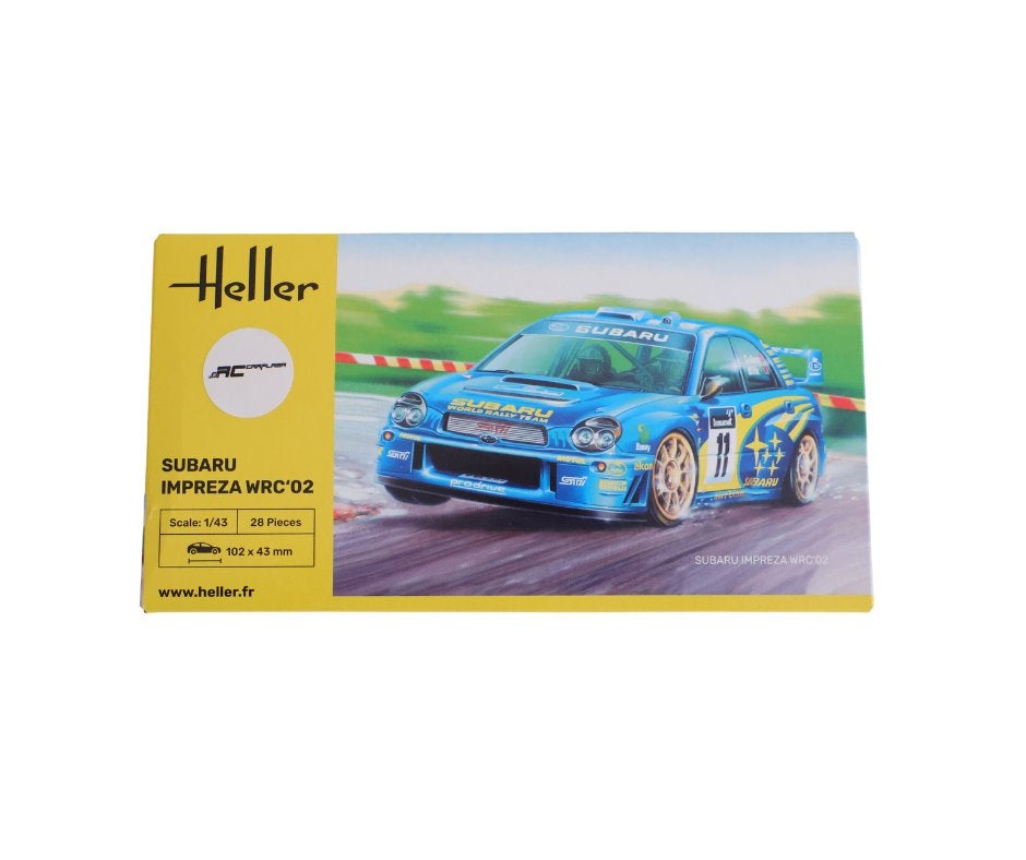 Heller SUBARU IMPREZA WRC02 1:43 HEL-80199, Ophalen of Verzenden, Nieuw, Auto, Overige merken