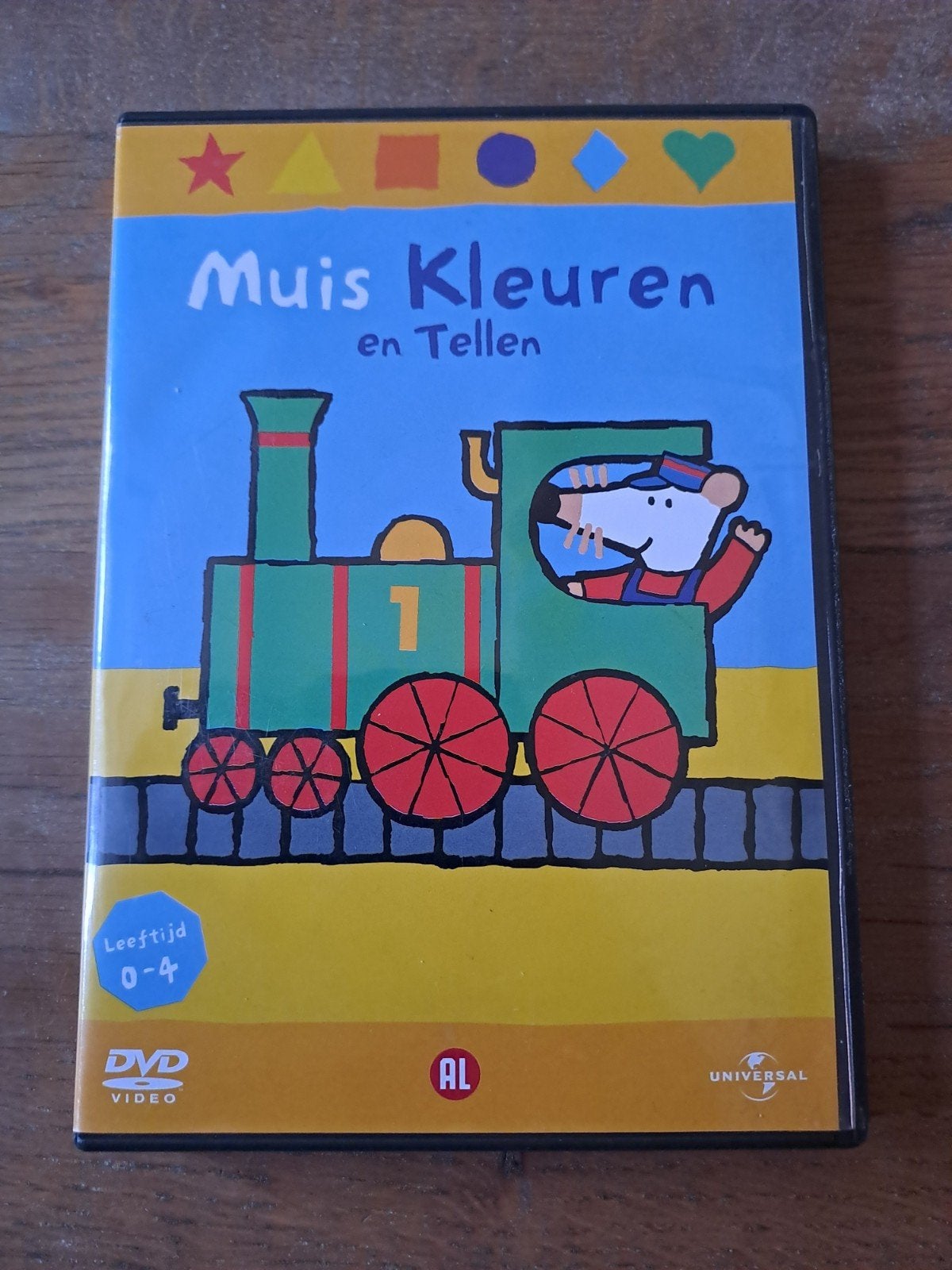 dvd, Muis Kleuren en Tellen  - Educatief voor jonge kinderen, Alle leeftijden, Ophalen of Verzenden, Zo goed als nieuw, Educatief