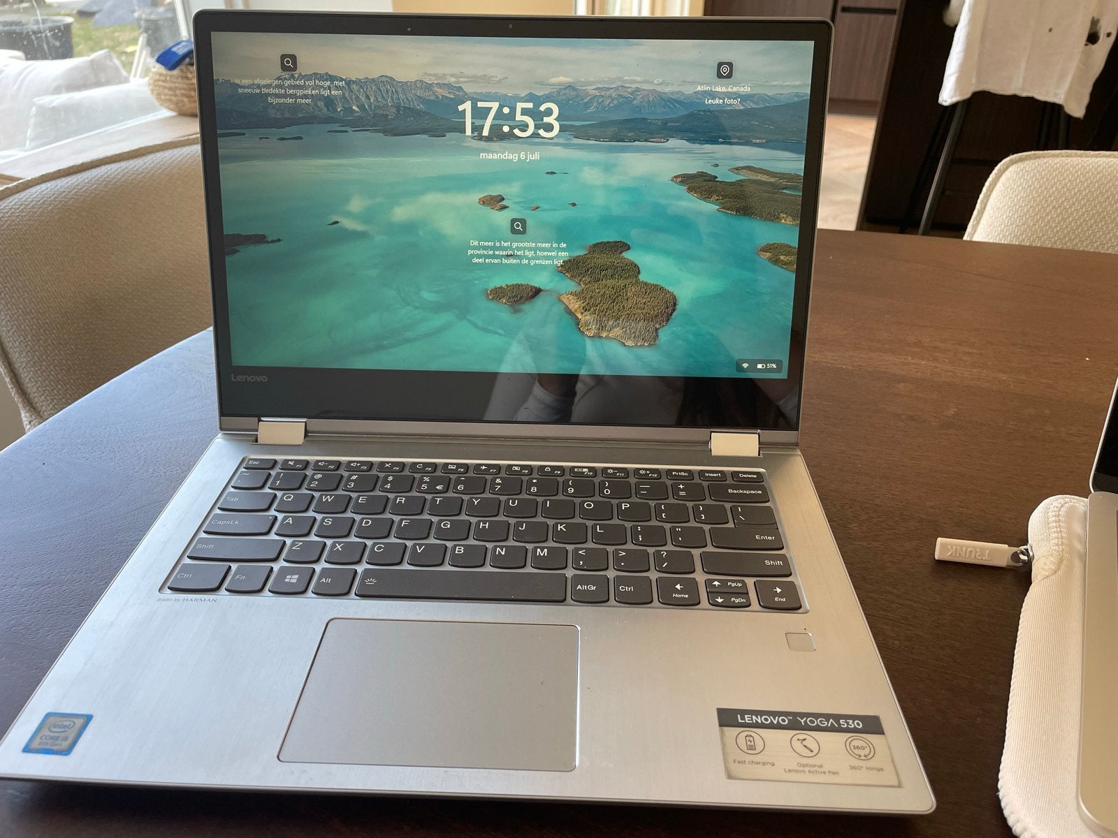 Lenovo Yoga 530 - 14 inch Touchscreen Laptop, Computers en Software, Windows Laptops, Zo goed als nieuw, 14 inch, SSD, 2 tot 3 Ghz