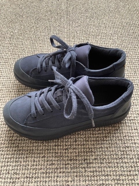 dames sneaker - wandel - schoenen Ecco maat 39, Ecco, Blauw, Zo goed als nieuw, Wandelschoenen