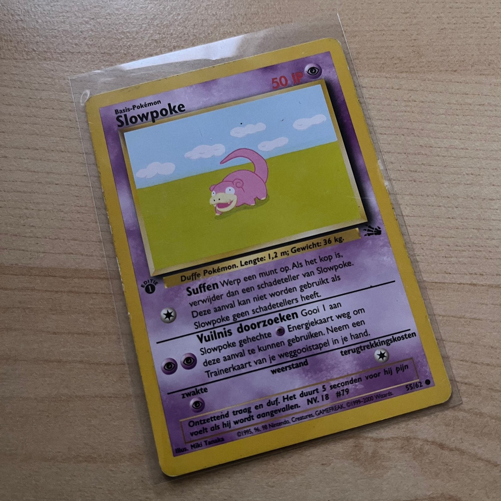 Slowpoke 1st edition - Fossil, Ophalen of Verzenden, Zo goed als nieuw