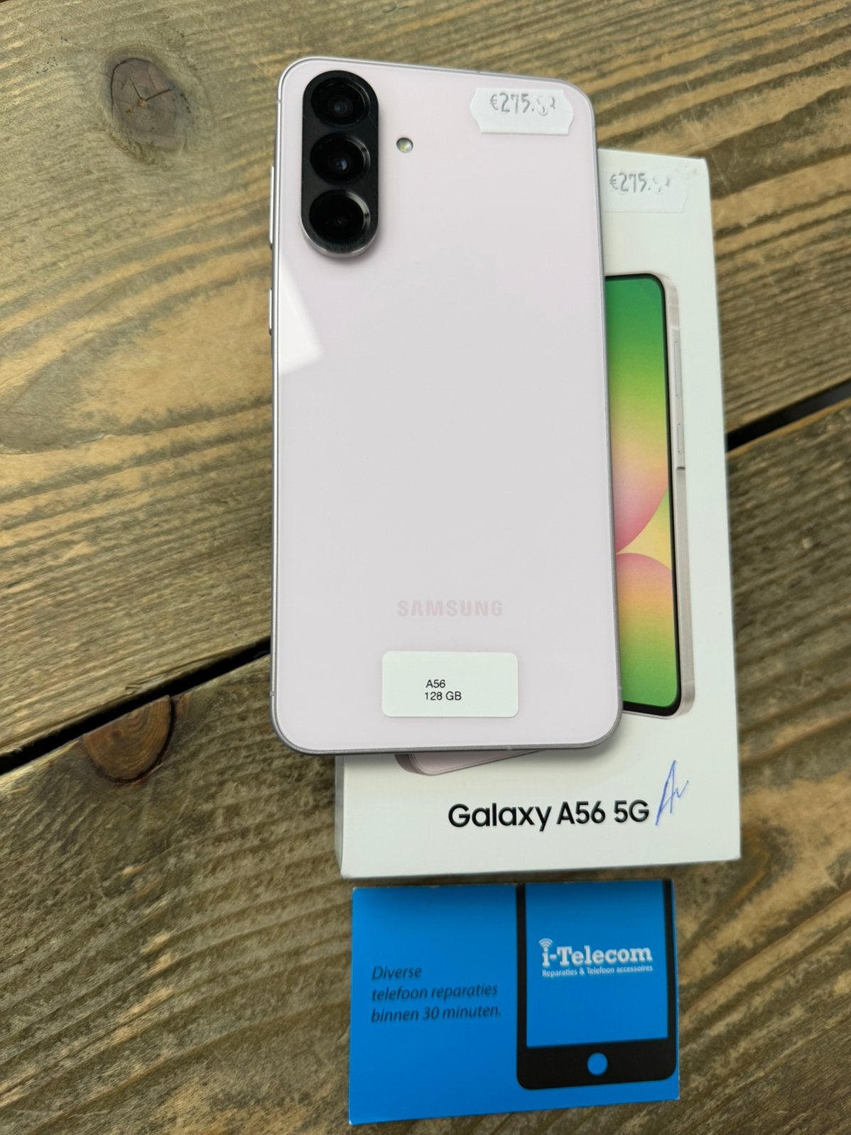 Samsung galaxy A56 5G pink 128 GB met garantie, Ophalen of Verzenden, Zo goed als nieuw, Overige typen, Samsung