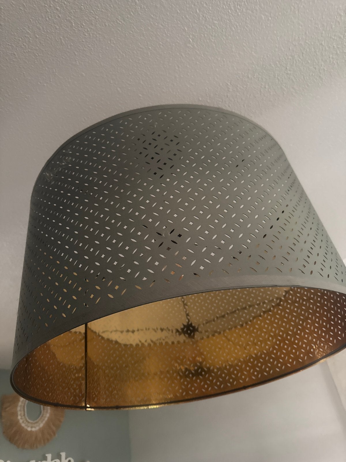 Mooie hanglamp ikea, Ophalen, Zo goed als nieuw, Metaal, E27 (groot)