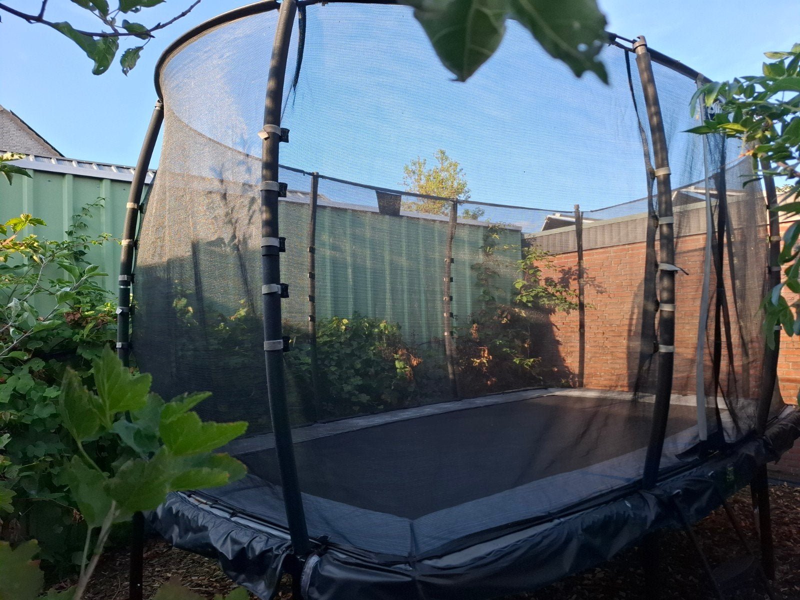 EXIT Elegant Premium Trampoline met veiligheidsnet, Ophalen, Gebruikt