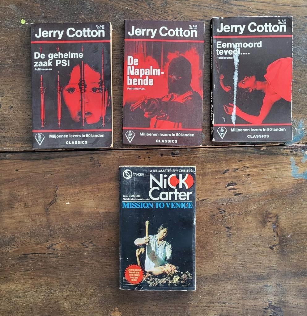 Laatste kans: 3 pocketboekjes Jerry Cotton € 1,50, Ophalen of Verzenden, Zo goed als nieuw