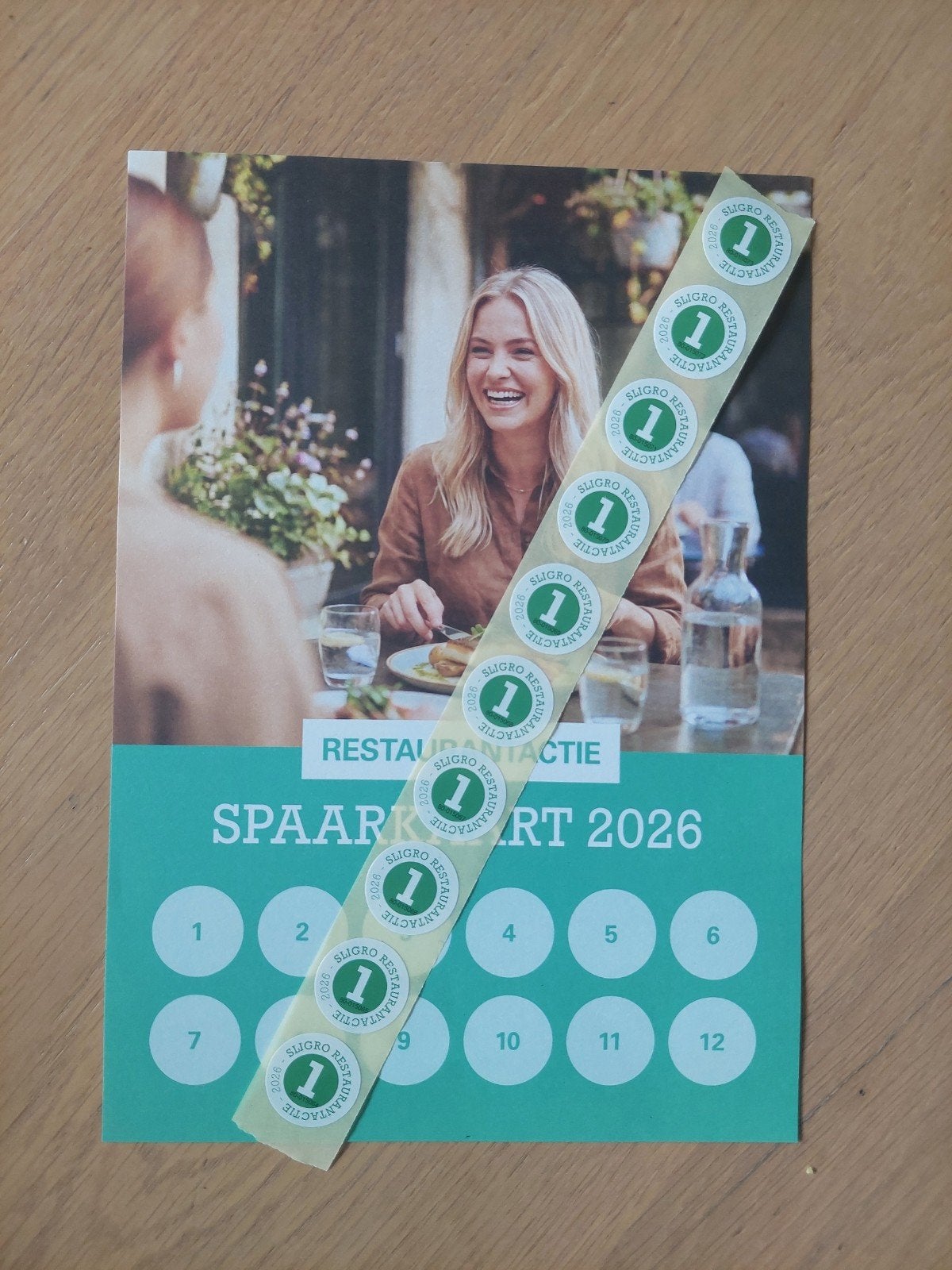 Sligro. Restaurant zegels.  10 stuks., Tickets en Kaartjes