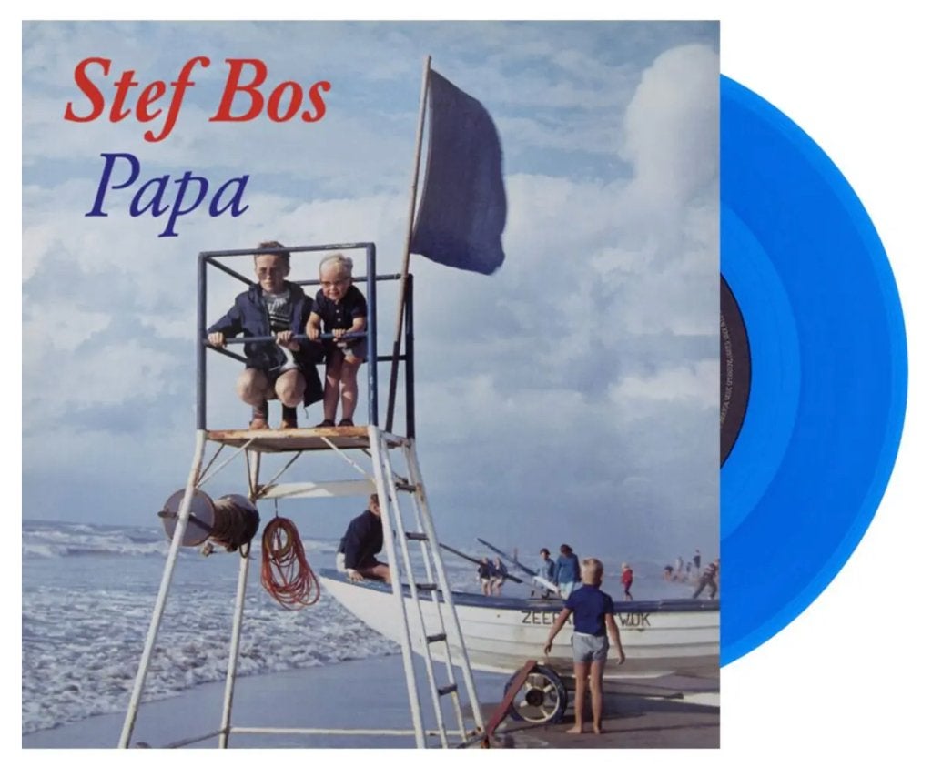 Vinyl Single Stef Bos Papa Pappa BLAUW RSD 2024 NIEUW, 7 inch, Ophalen of Verzenden, Colored vinyl, Nieuw in verpakking