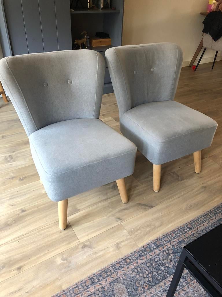 2 Fauteuils, Huis en Inrichting, Fauteuils, Ophalen, Zo goed als nieuw, 75 tot 100 cm, 50 tot 75 cm