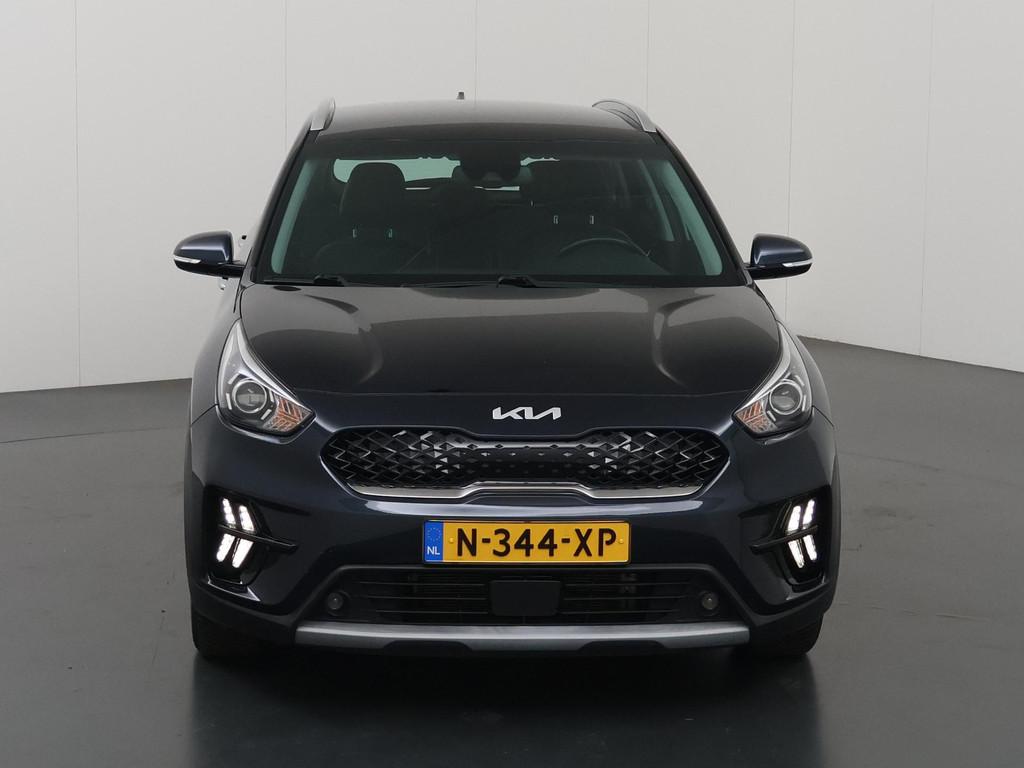Kia Niro 1.6 GDi Hybrid DynamicLine | Adaptieve Cruise Contr, Auto's, Kia, Gebruikt, Euro 6, 2 kWh, Blauw