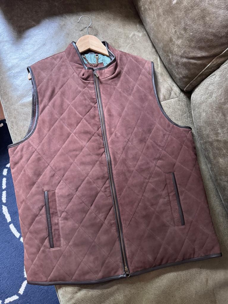 Dubarry Bellamont Bodywarmer Suede Nieuw - XXL, Kleding | Heren, Ophalen of Verzenden, Nieuw, Overige maten, Bruin