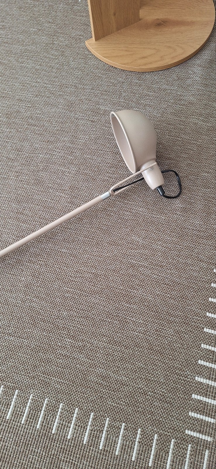 Beige wandlamp - 130 cm breed - Modern design, Ophalen, Met snoer/stekker, Gebruikt, Metaal