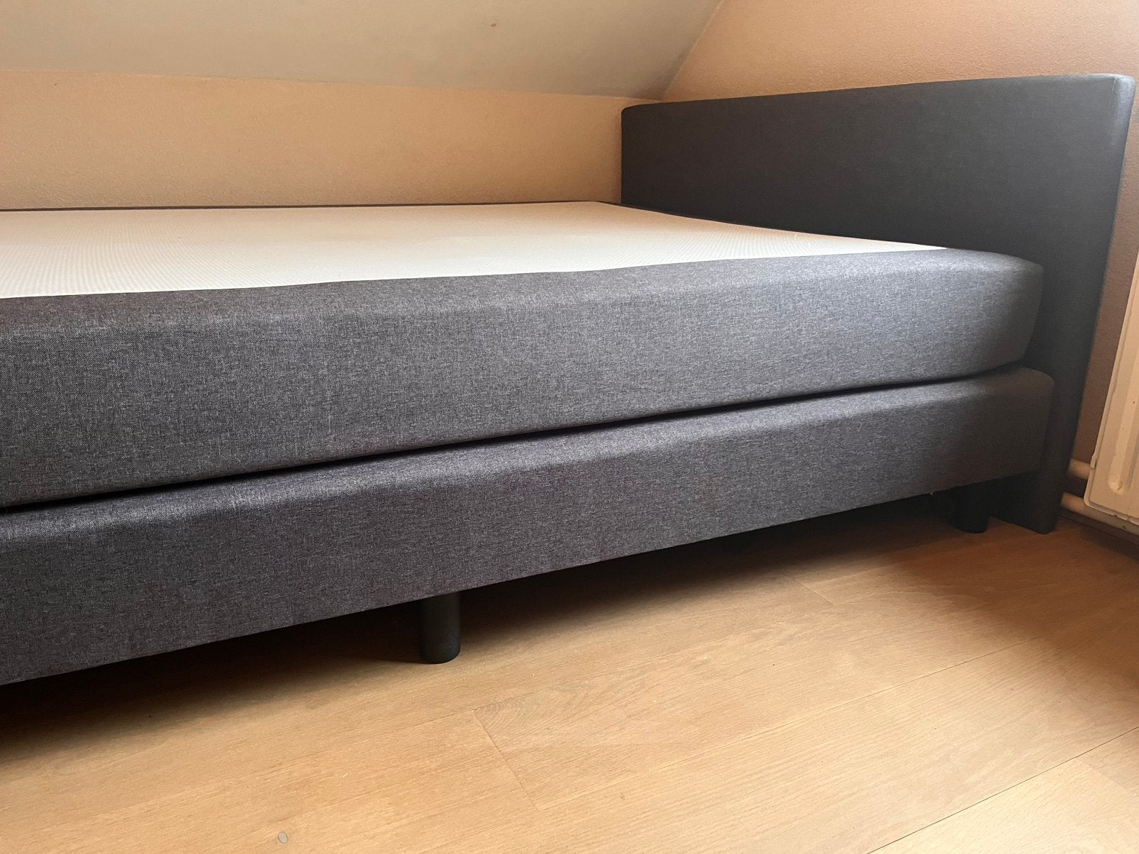 Boxspring beterbed, Ophalen, Gebruikt, Tweepersoons, 140 cm