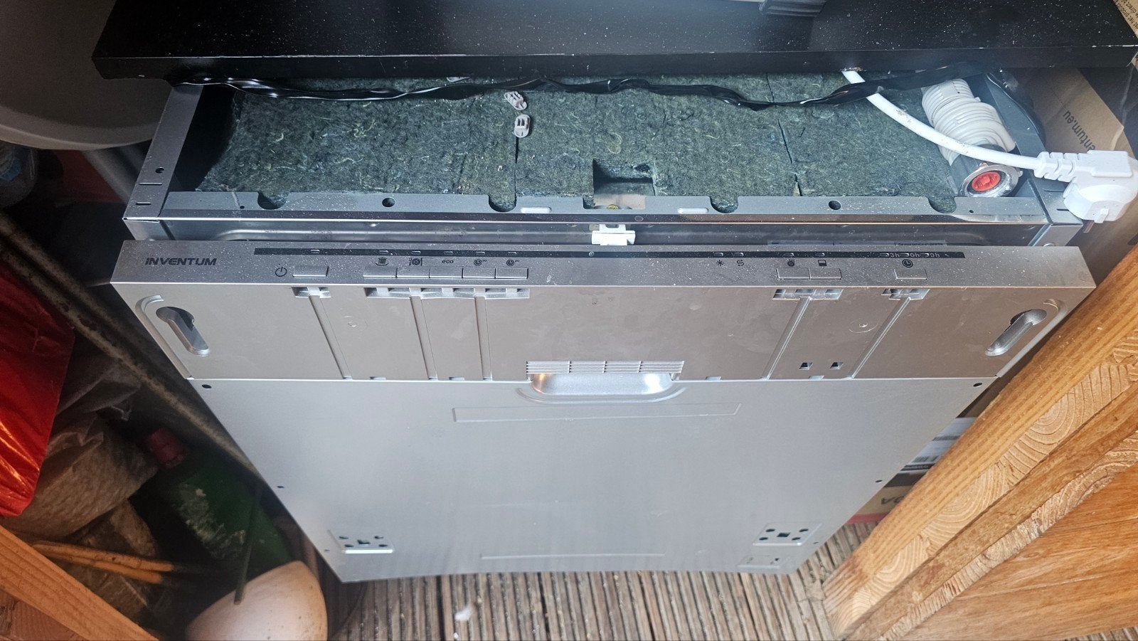 Inventum IVW6010A 1 maand gebruikt ivm nieuwe keuken was 345, Witgoed en Apparatuur, Vaatwasmachines, Inbouw, Minder dan 85 cm