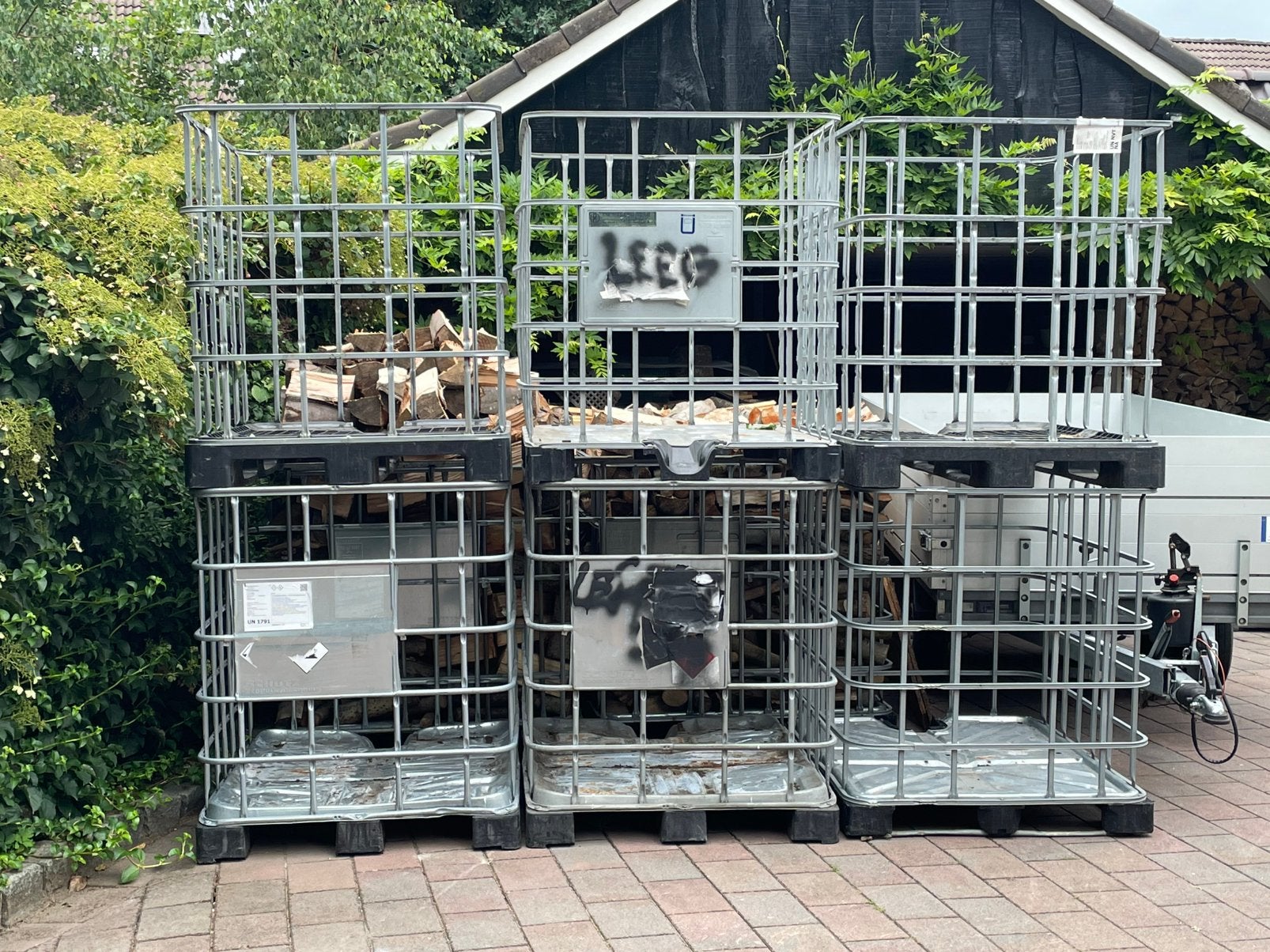 Ibc krat 1 nog, Ophalen, Gebruikt, 100 cm of meer, 60 cm of meer