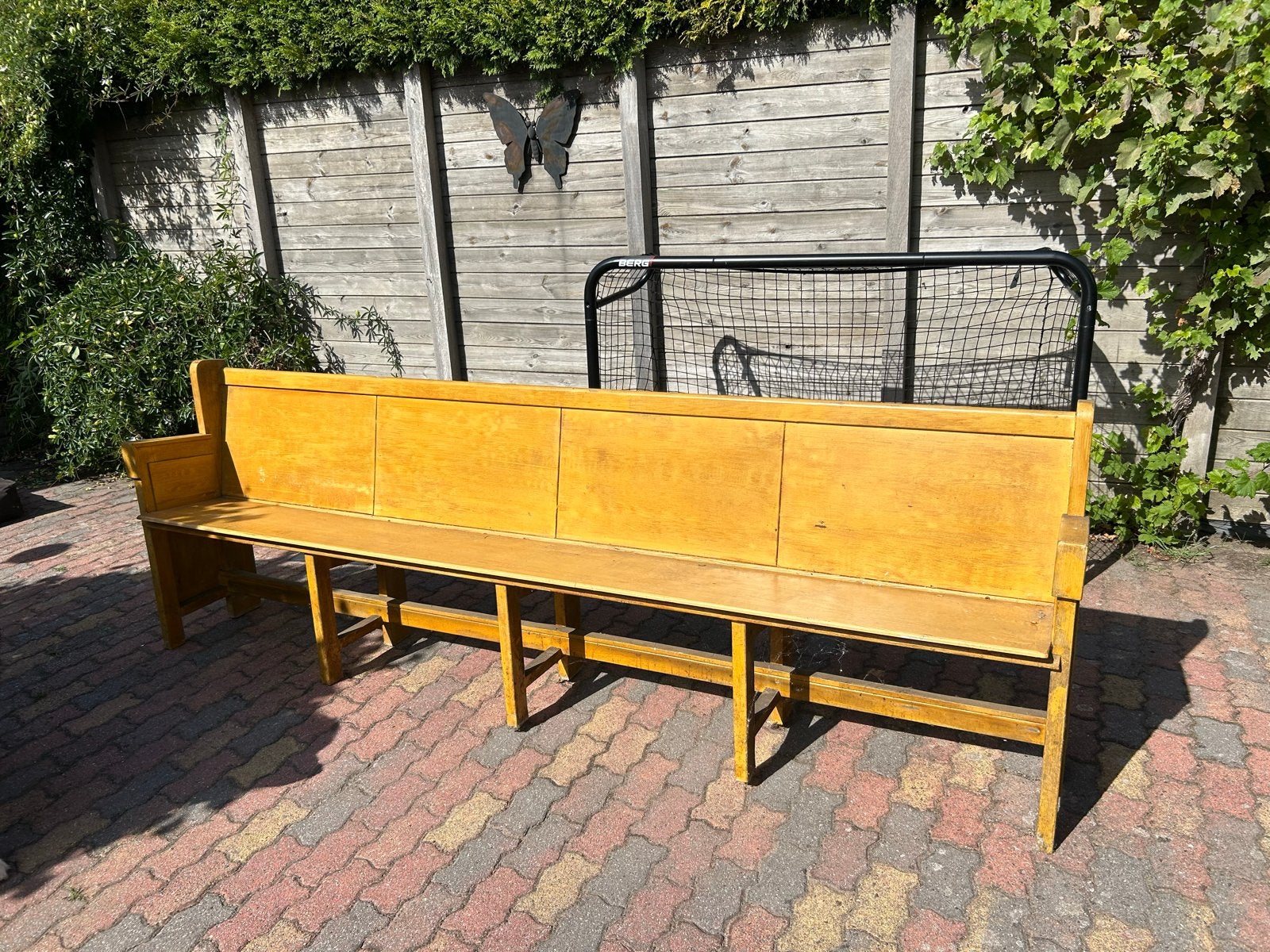 Houten kerkbank - Vintage zitbank, Ophalen
