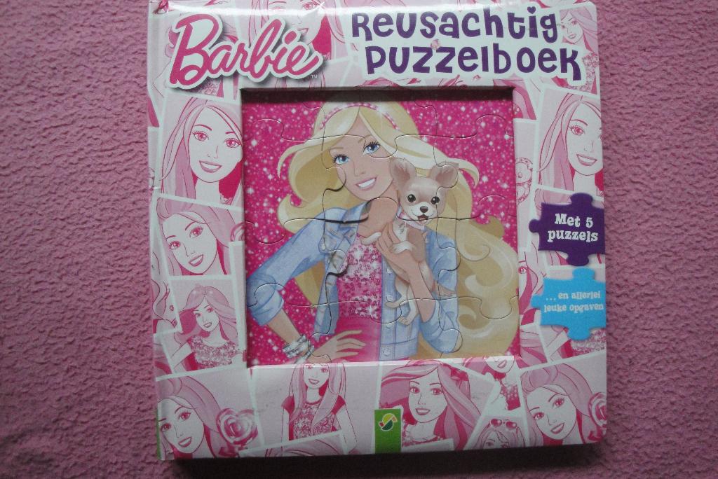 F S C REUSACHTIGE KINDERPUZZEL BOEK MET 5 PUZZLES 2,50euro, Ophalen of Verzenden, Minder dan 500 stukjes, Zo goed als nieuw