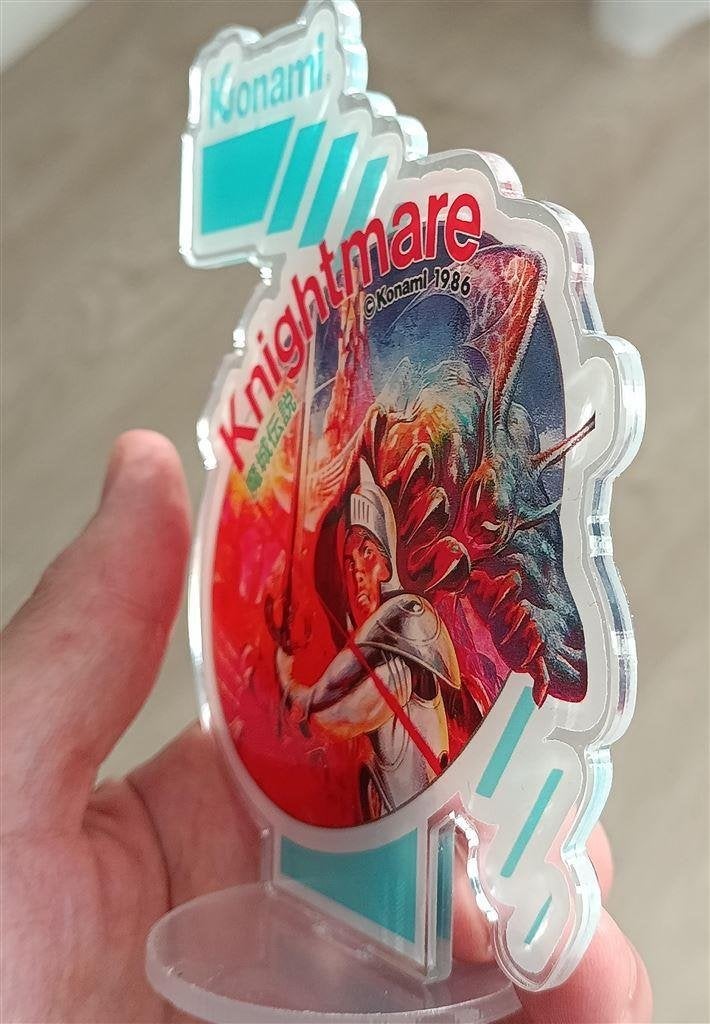 KNIGHTMARE msx Konami Acrylic Display Game Stand, 1 speler, Verzenden, Nieuw, Vanaf 3 jaar