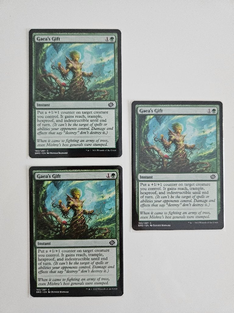 Gaea's Gift MTG, Ophalen of Verzenden, Nieuw, Meerdere kaarten