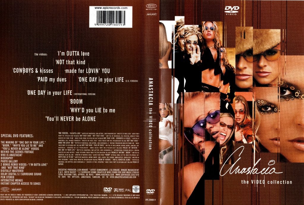 Anastasia, the video collection, Alle leeftijden, Ophalen of Verzenden, Zo goed als nieuw, Muziek en Concerten