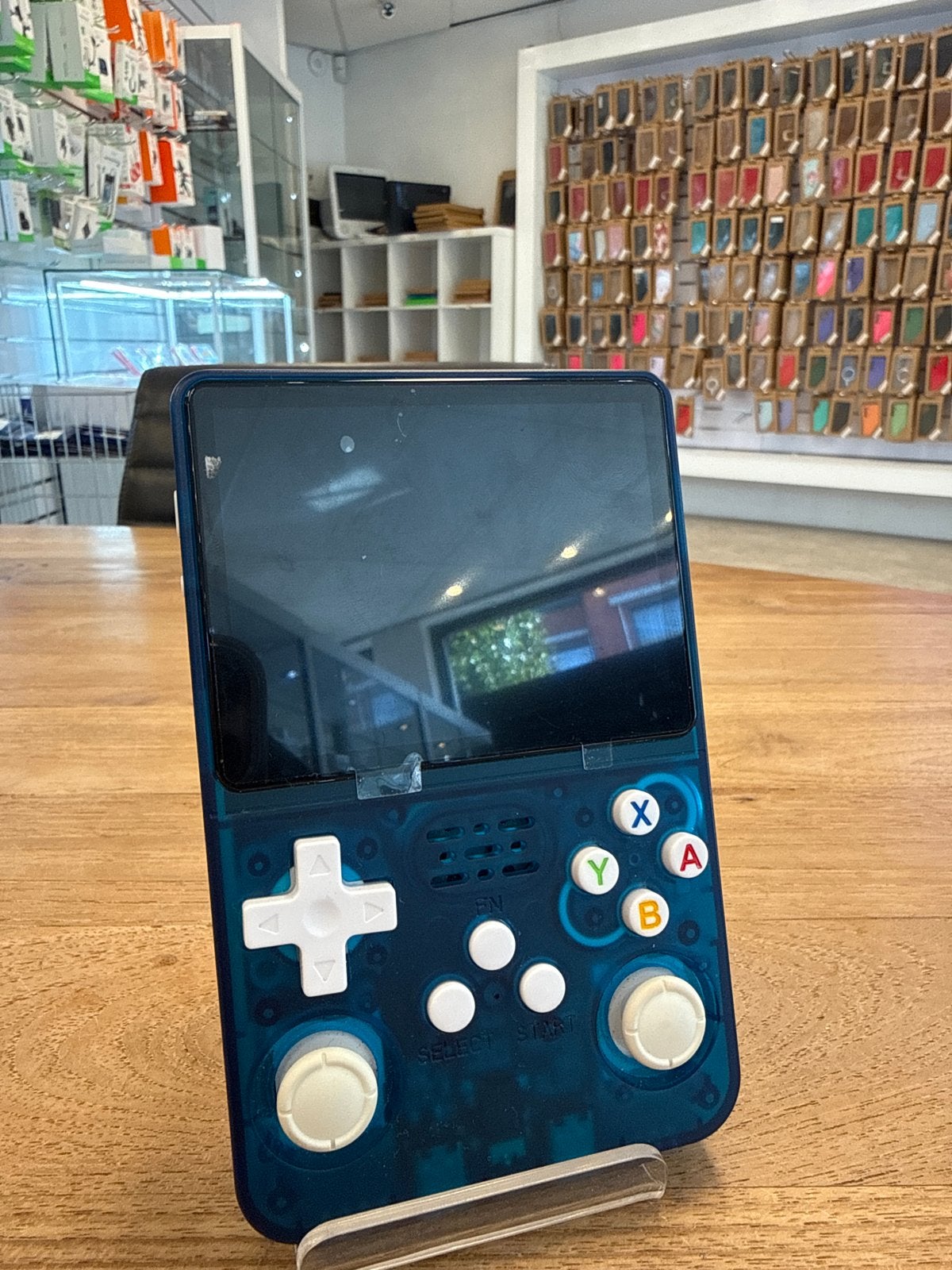 R36S Retro Handheld Game Console - Transparant Blauw, Ophalen of Verzenden, Overige merken, Nieuw