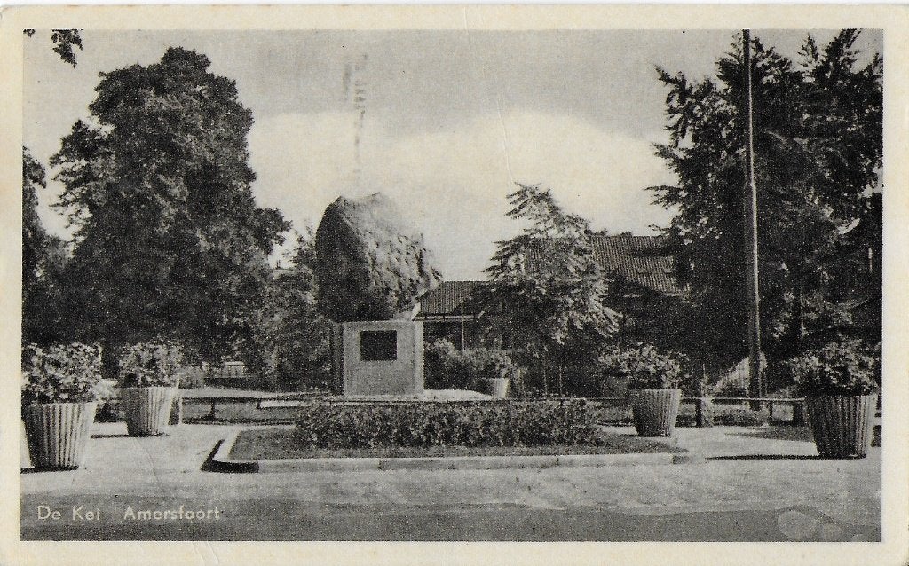 Q10 Gelopen oude ansichtkaart amersfoort de kei, Ophalen of Verzenden, 1980 tot heden, Gelopen, Utrecht