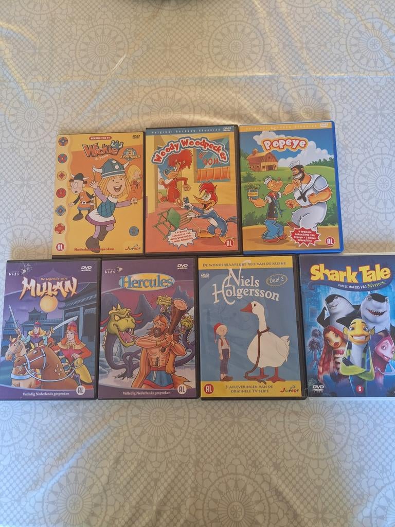 Dvd kinderfilms €1.50 per stuk alleen afhalen, Alle leeftijden, Ophalen, Zo goed als nieuw