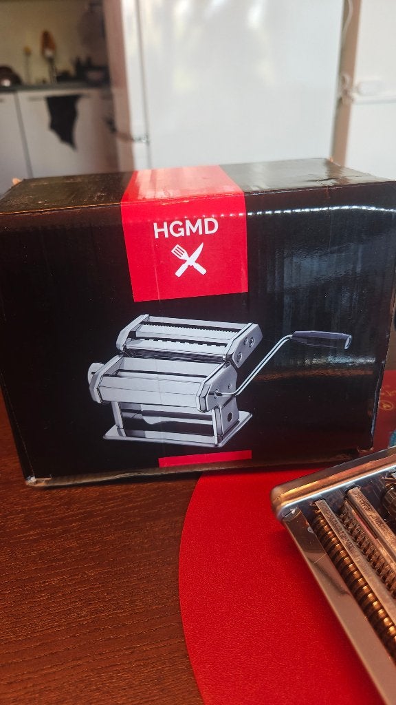 NEW Pasta Maker Set / NIEUW Pastamachine + Droogrek, Ophalen of Verzenden, Metaal, Pastamachine, Overige merken