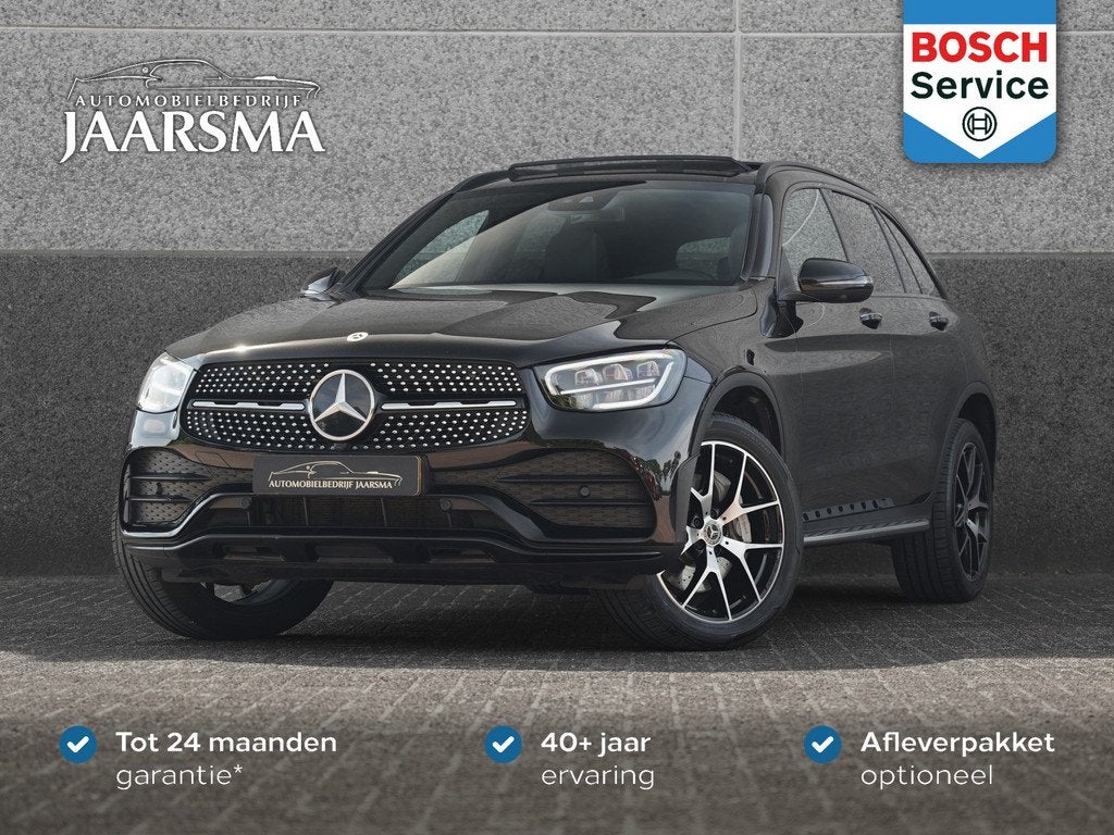 Mercedes-Benz GLC 300de 4MATIC Premium Plus AMG | Kantel/sch, Auto's, Mercedes-Benz, Automaat, Gebruikt, 4 cilinders, Zwart