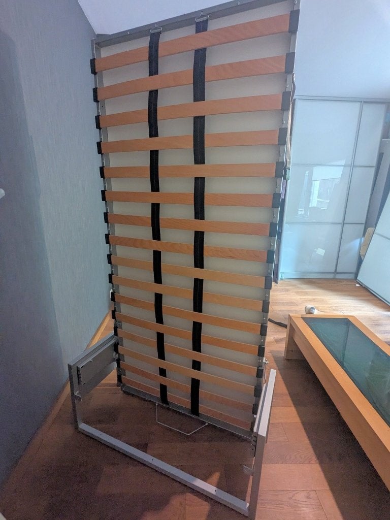 Opklapbed Boone / Murphy bed, Ophalen, Gebruikt, 90 cm, Eenpersoons
