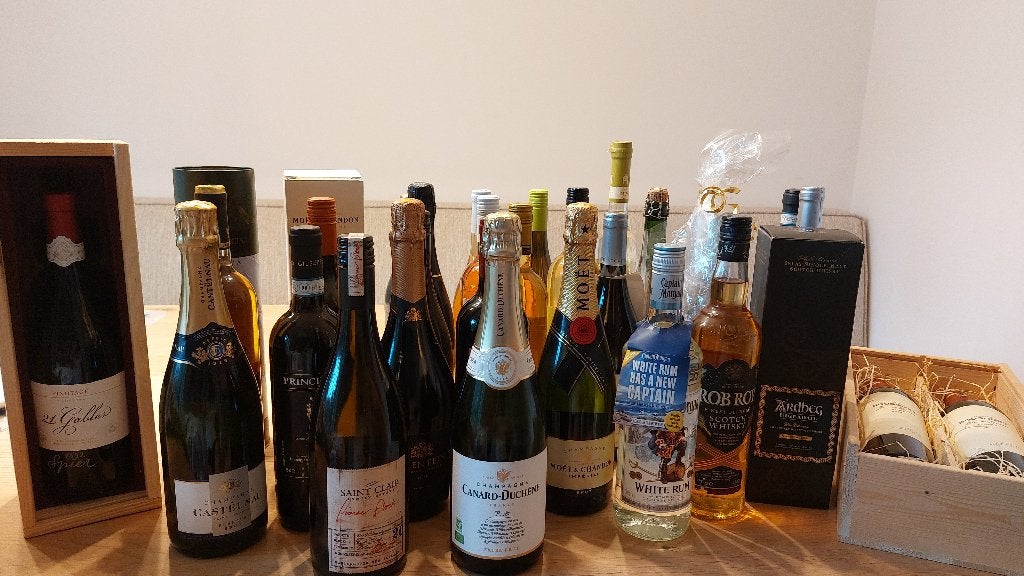 31 flessen, Ophalen, Nieuw, Frankrijk, Champagne