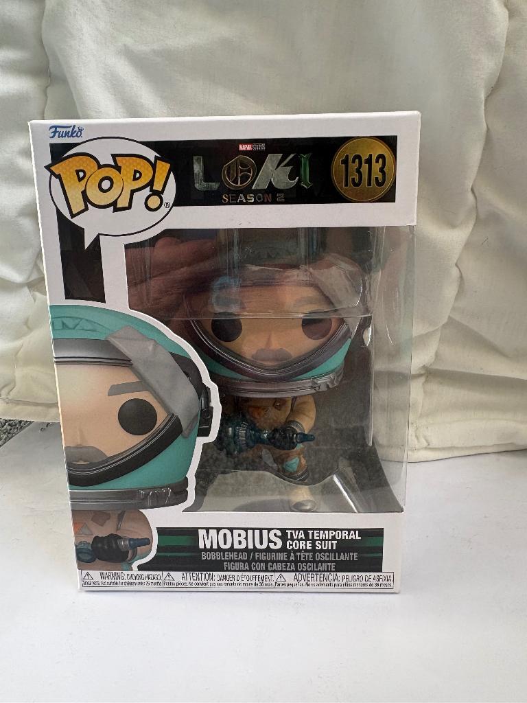 Funko Pop Mobius TVA Temporal Core Suit #1313 Loki Season 2, Ophalen of Verzenden, Nieuw