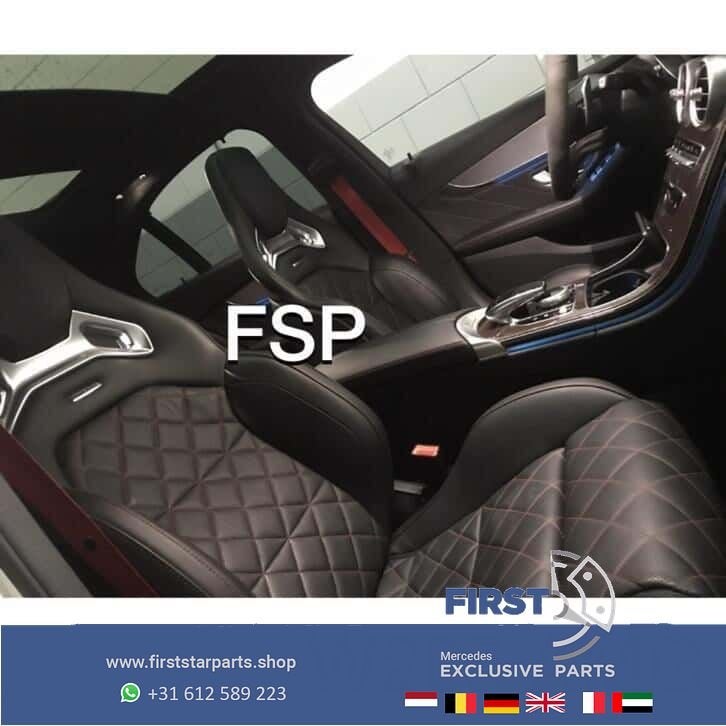 W205 C63 AMG rode gordels origineel / Mercedes C Klasse 2018, Gebruikt, -, Ophalen of Verzenden, -