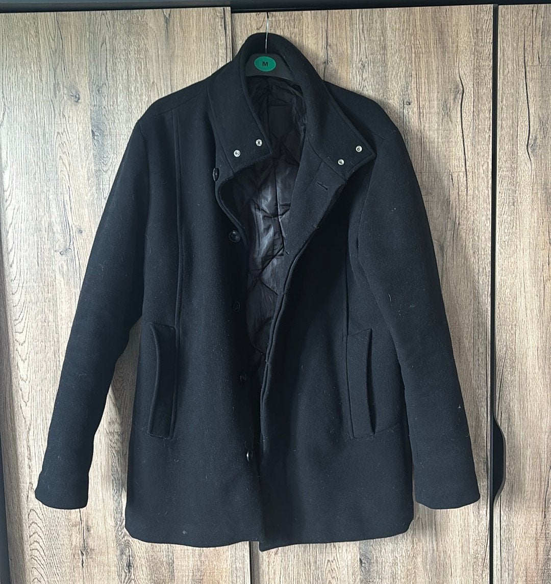Lange stoffen jas Jack & Jones, Kleding | Heren, Jassen | Winter, Ophalen, Zwart