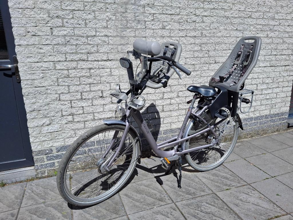 Moederfiets Batavus Mambo incl. 2 kinderstoeltjes van Yepp, Ophalen, 2 zitjes, Gebruikt, Versnellingen