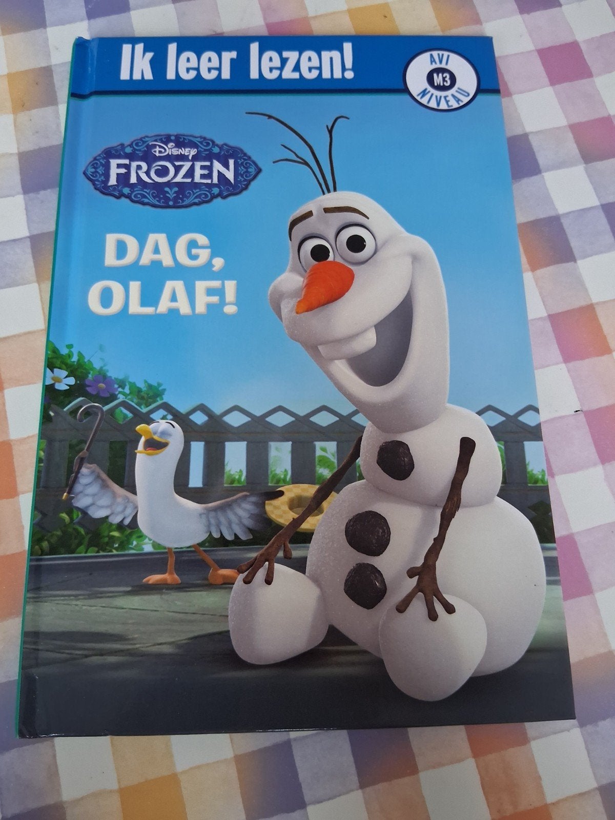 boek disney frozen - ik leer lezen! - dag, olaf! - avi M3, Boeken, Ophalen of Verzenden, Gelezen, Sprookjes