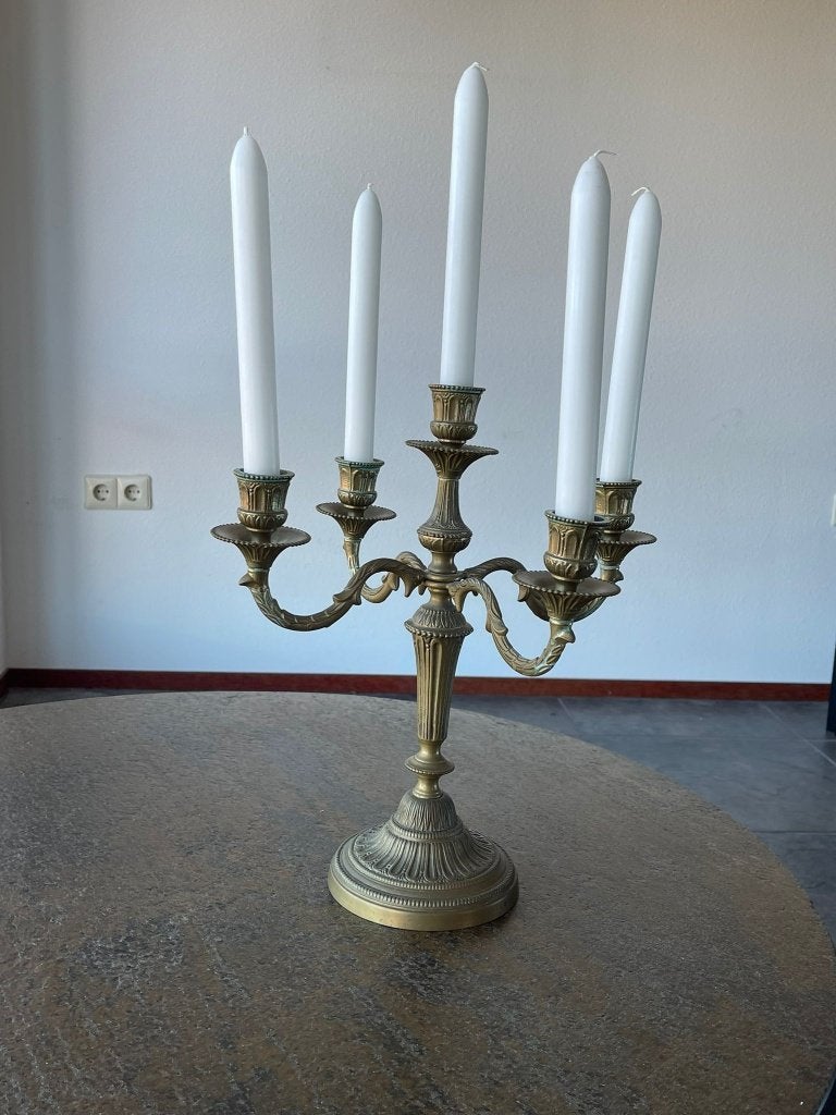 Kandelaar, Ophalen, Koper of Brons