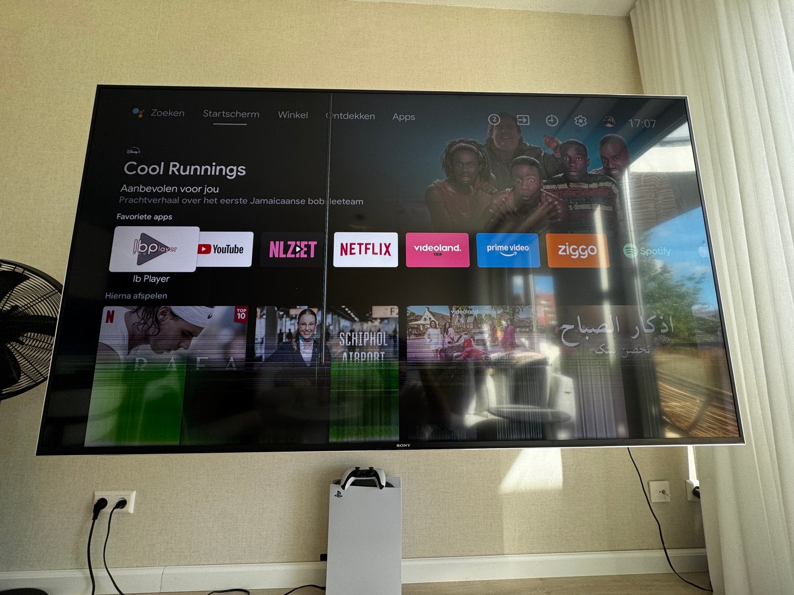 Sony TV met kapot scherm - Ideaal voor onderdelen, Audio, Tv en Foto, Televisies, Ophalen of Verzenden, 4k (UHD), Smart TV, Niet werkend